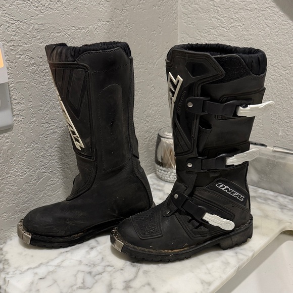 O'Neal Black Kids motorcycle Boots - Picture 2 of 7